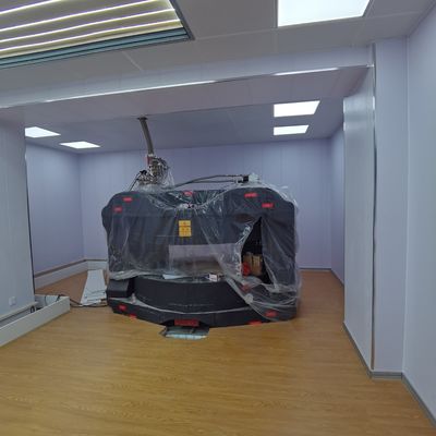 50DB اتاق محافظ سه لایه MRI کلاس A مقاومت در برابر آتش اتاق محافظ مس