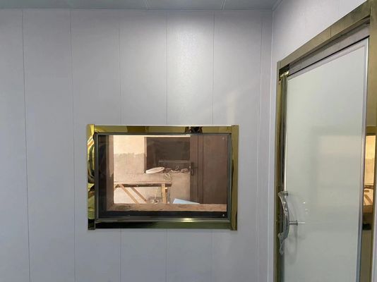 قیمت خوب پنجره ی دوگانه ی شیشه ای که با محافظ درخشان است، پنجره ی دوگانه ی پرده ای که با مس پوشیده شده است آنلاین