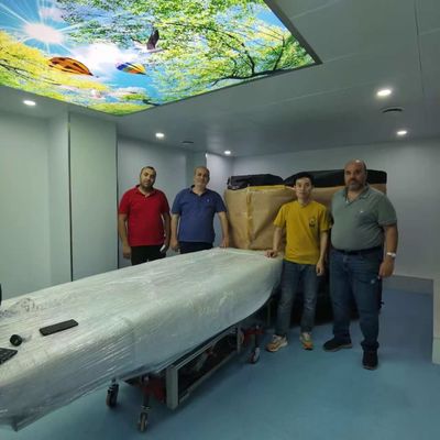 قیمت خوب اتاق محافظ MRI قابل تنظیم با سیستم تهویه مطبوع HVAC ضد آتش کلاس A و کف وینیل آنلاین