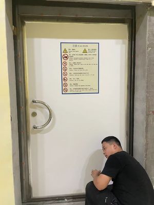 قیمت خوب درب های حفاظتی از ام آر آی فولادی درب های حفاظت از تشعشعات ASTM UL 90 دقیقه آتش آنلاین