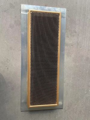 قیمت خوب 0.125 اینچ WaveGuide Window Window System سیستم تهویه پنجره 8.2 - 12.4 GHz آنلاین